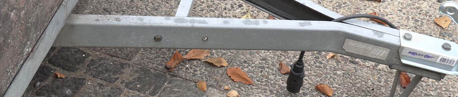 Næsehjul til trailer Trailer næsehjul montering